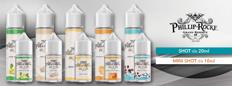 Phillip Rocke Liquidi Shot 20ml e Mini Shot 10ml